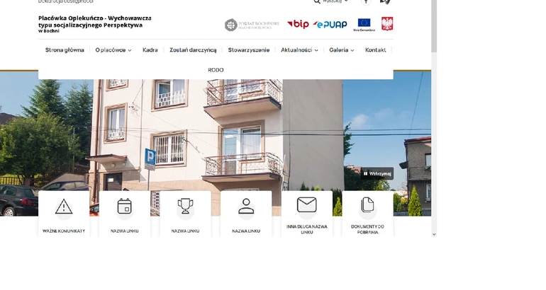 nowa strona internetowa Placówki Perspektywa